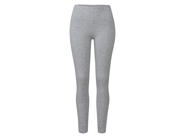 esmara® Damen Leggings, 2 Stück, normale Leibhöhe Versandkostenfrei