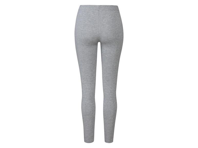 esmara® Damen Leggings, 2 Stück, normale Leibhöhe Versandkostenfrei