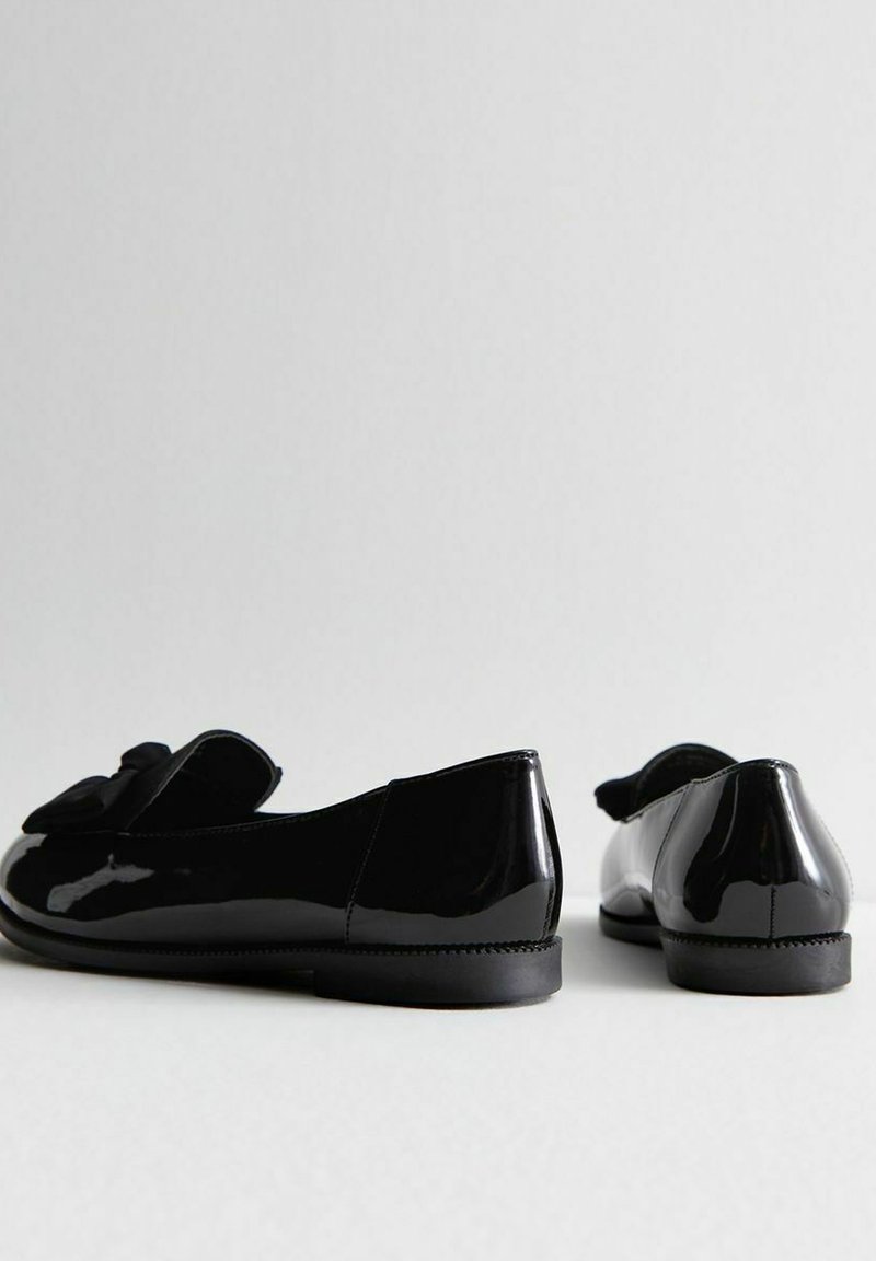 New Look Wide Fit New Look Wide Fit COMFORT WIDE FIT BOW FRONT - Slip-ons - black Schlussverkauf
