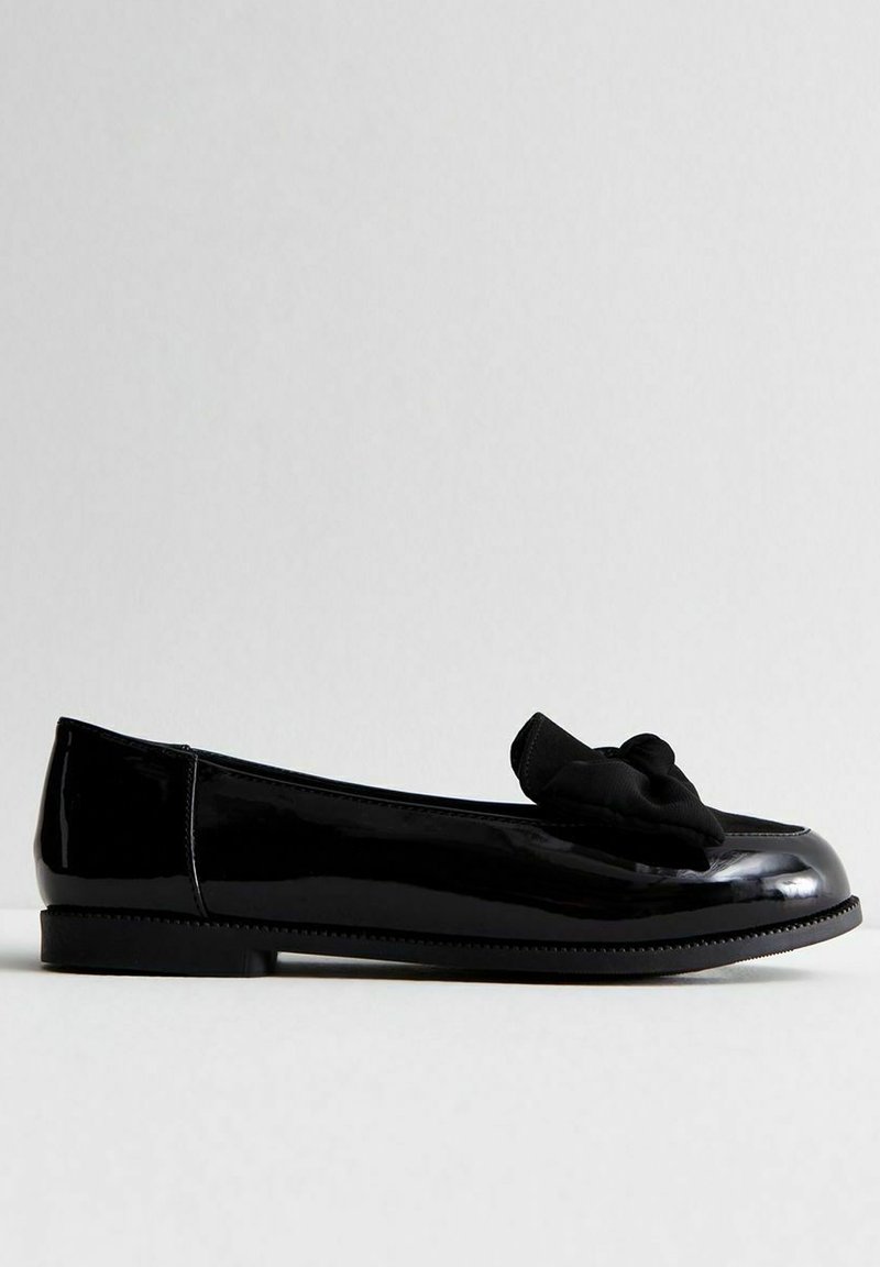 New Look Wide Fit New Look Wide Fit COMFORT WIDE FIT BOW FRONT - Slip-ons - black Schlussverkauf