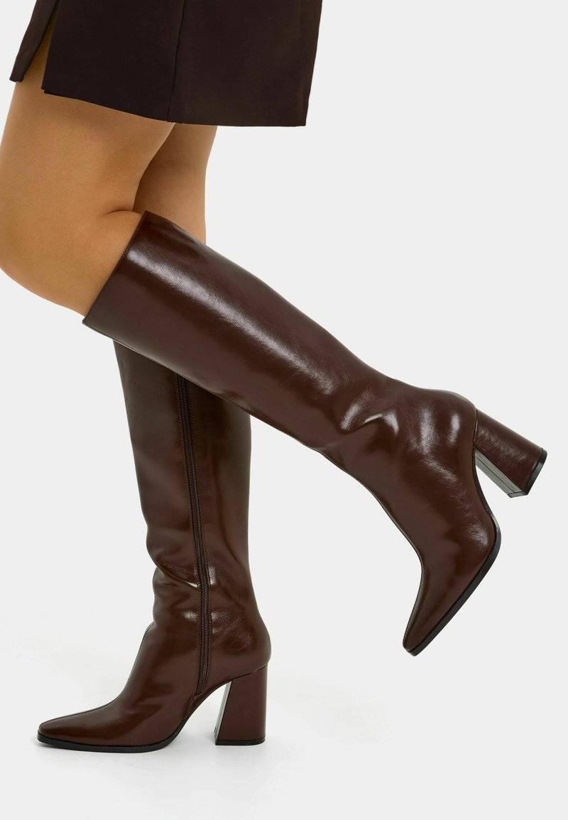 Bershka Bershka Boots - dark red