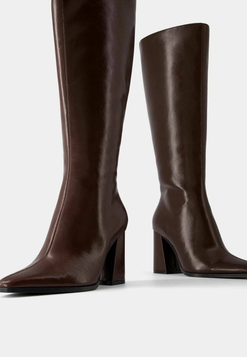 Bershka Bershka Boots - dark red Heißer Verkauf