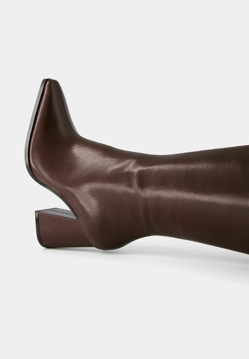 Bershka Bershka Boots - dark red Heißer Verkauf