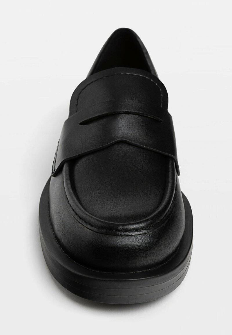 Stradivarius Stradivarius LOAFERS - Slip-ons - black Exklusive Angebote
