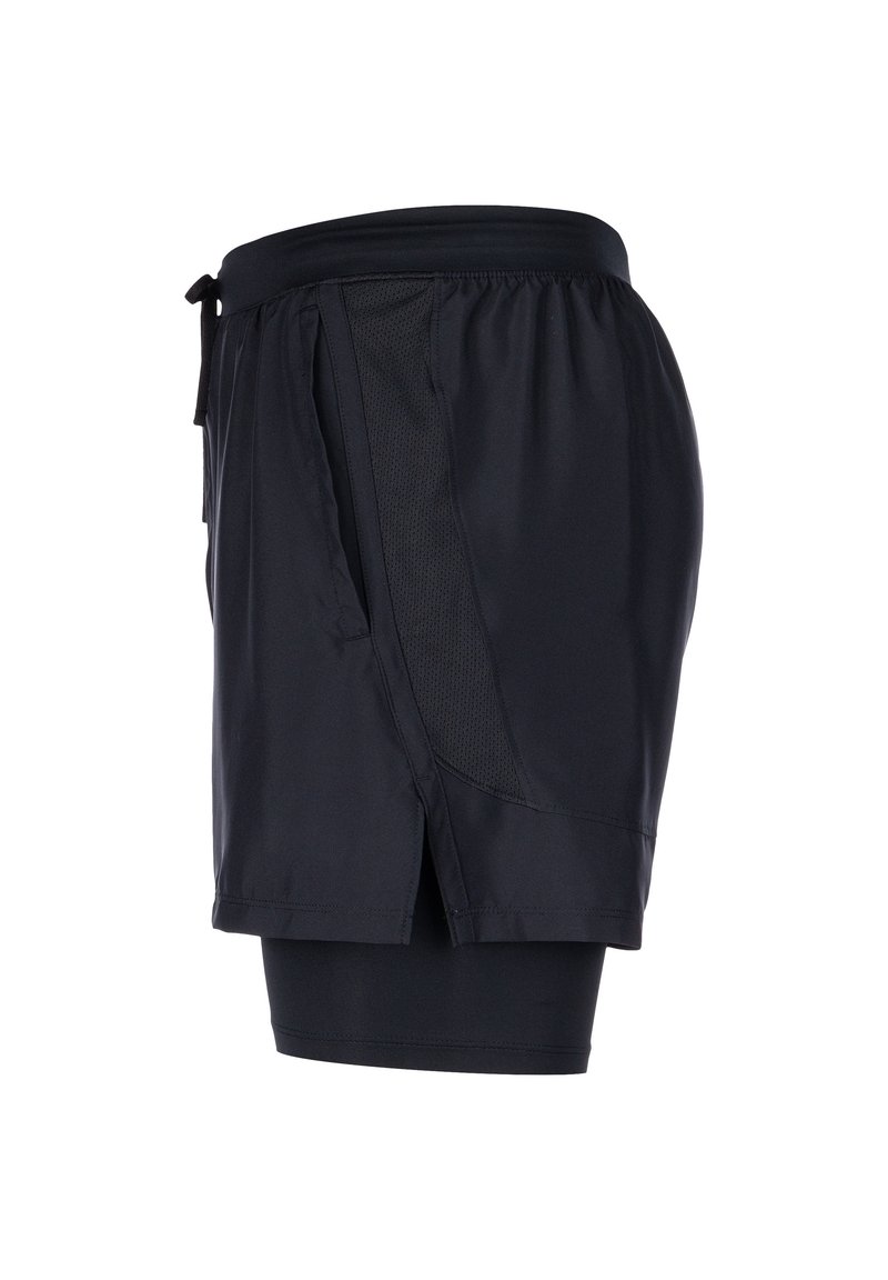 Under Armour Under Armour LAUNCH SHORTS 2-IN-1 - Sports shorts - black black reflective Verkauf