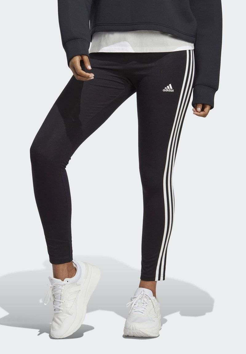adidas Sportswear adidas Sportswear ESSENTIALS 3 STRIPES HIGH WAISTED - Leggings
