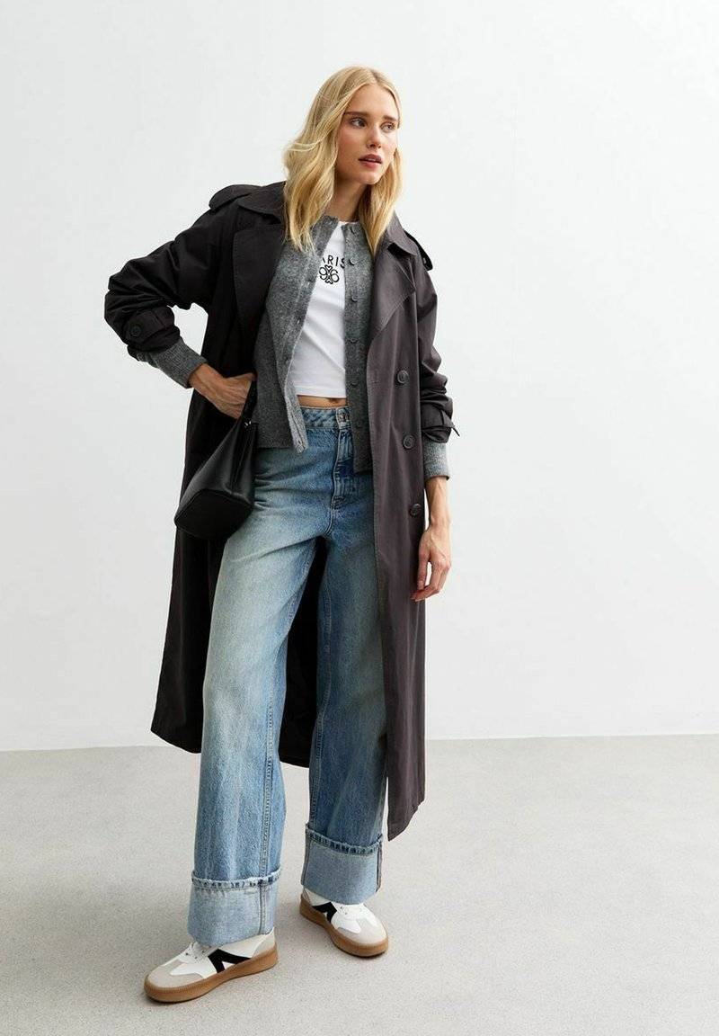 New Look New Look CREW NECK - Cardigan - grey Verkauf