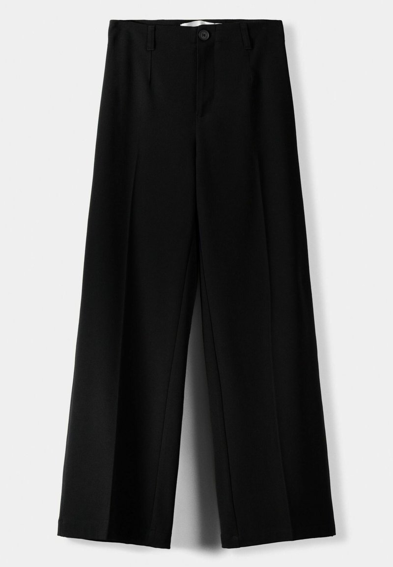 Bershka Bershka WIDE TAILORED - Trousers - black Angebote