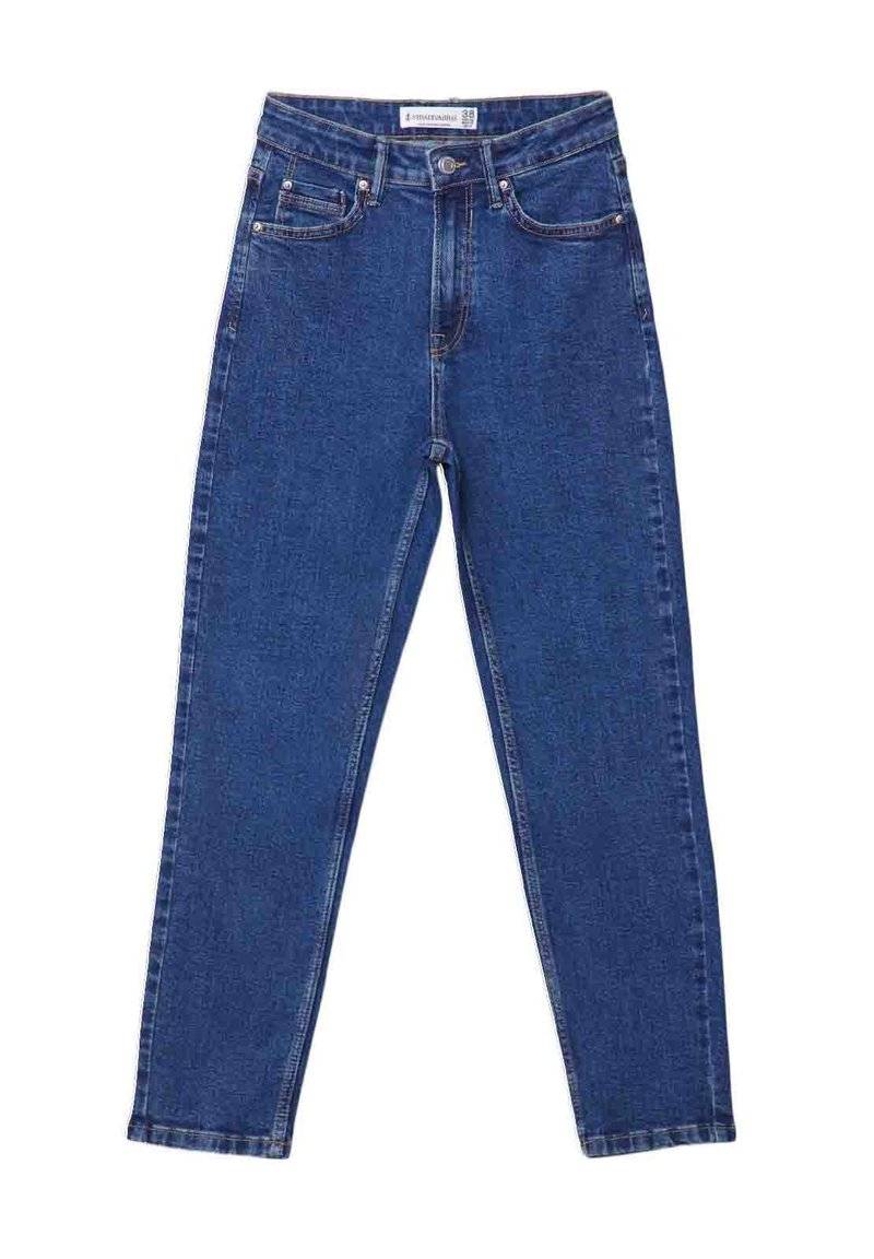 Stradivarius Stradivarius MOM - Relaxed fit jeans - raw denim im Angebot