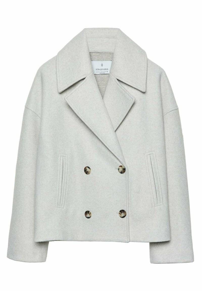 Stradivarius Stradivarius SOFT WRAP - Blazer - stone Günstiger Verkauf