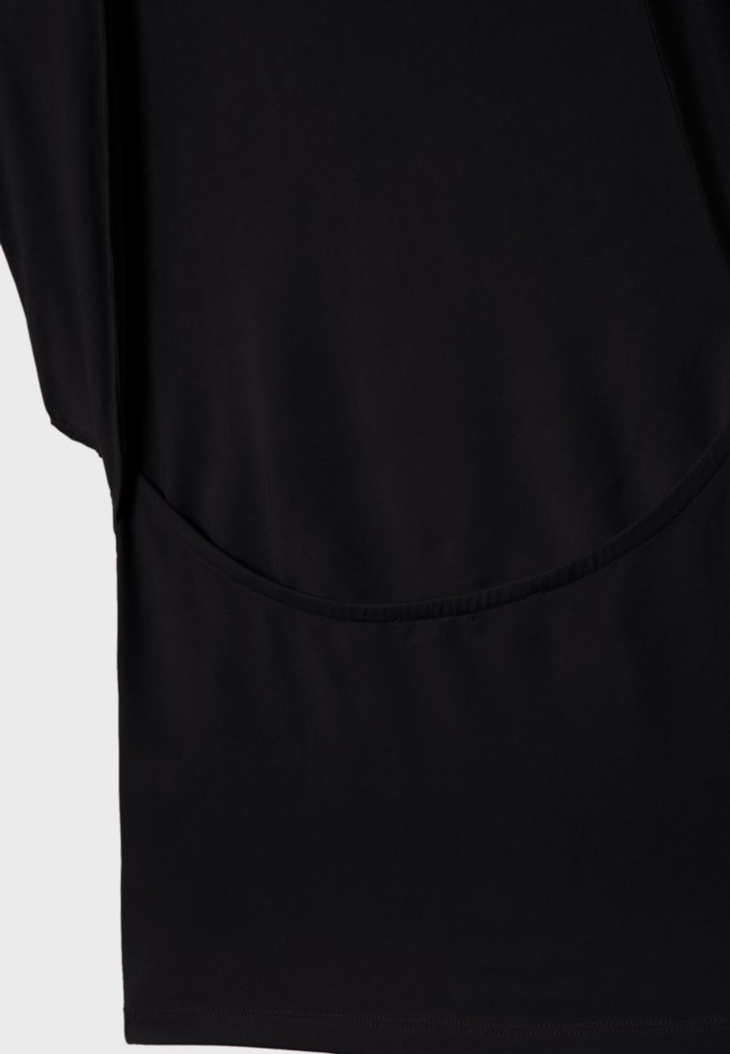 Stradivarius Stradivarius OPEN-BACK - Basic T-shirt - black Fabrikverkauf