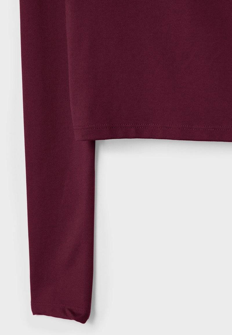 Stradivarius Stradivarius Long sleeved top - bordeaux Meist gekauft