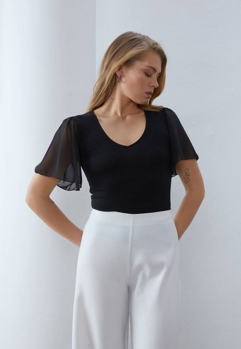 Anna Field Anna Field Print T-shirt - black