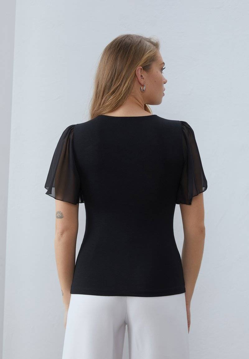 Anna Field Anna Field Print T-shirt - black Angebote