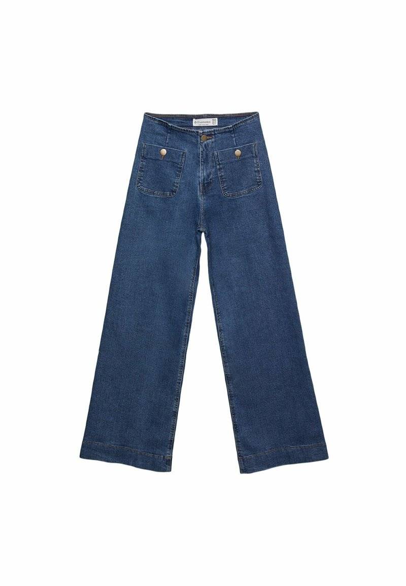 Stradivarius Stradivarius MINIMALIST WITH POCKETS - Flared Jeans - royal blue Hotsell