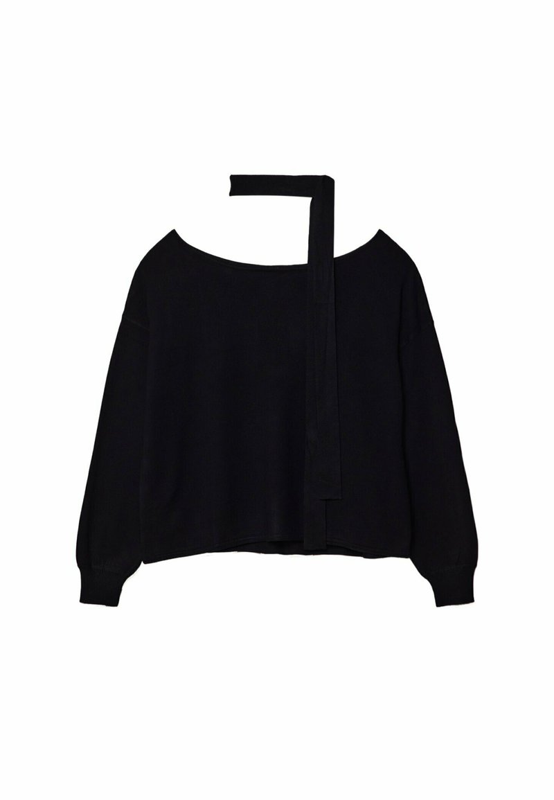 Stradivarius Stradivarius BOAT NECK - Jumper - black im Angebot