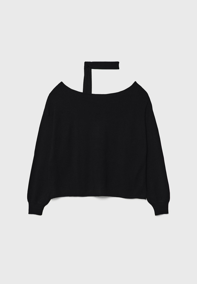 Stradivarius Stradivarius BOAT NECK - Jumper - black im Angebot