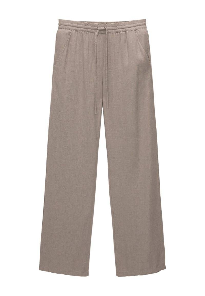 PULL&BEAR PULL&BEAR Trousers - stone Schlussverkauf