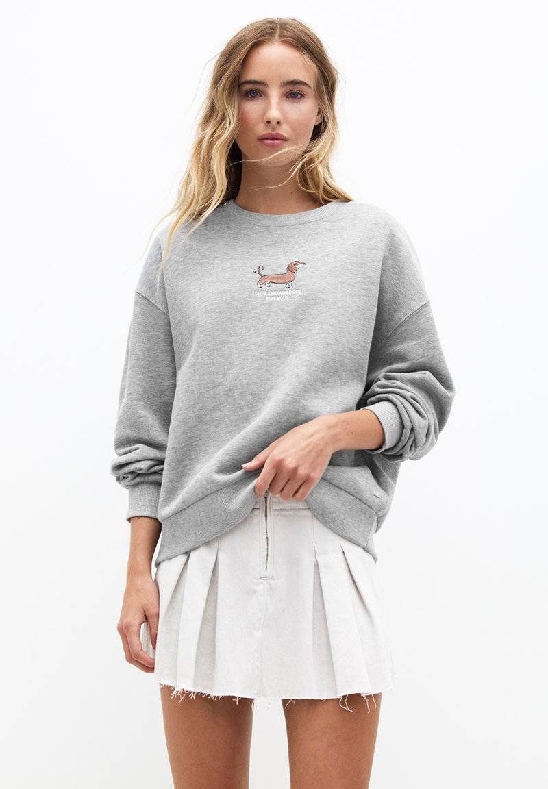 PULL&BEAR PULL&BEAR DOG - Sweatshirt - grey