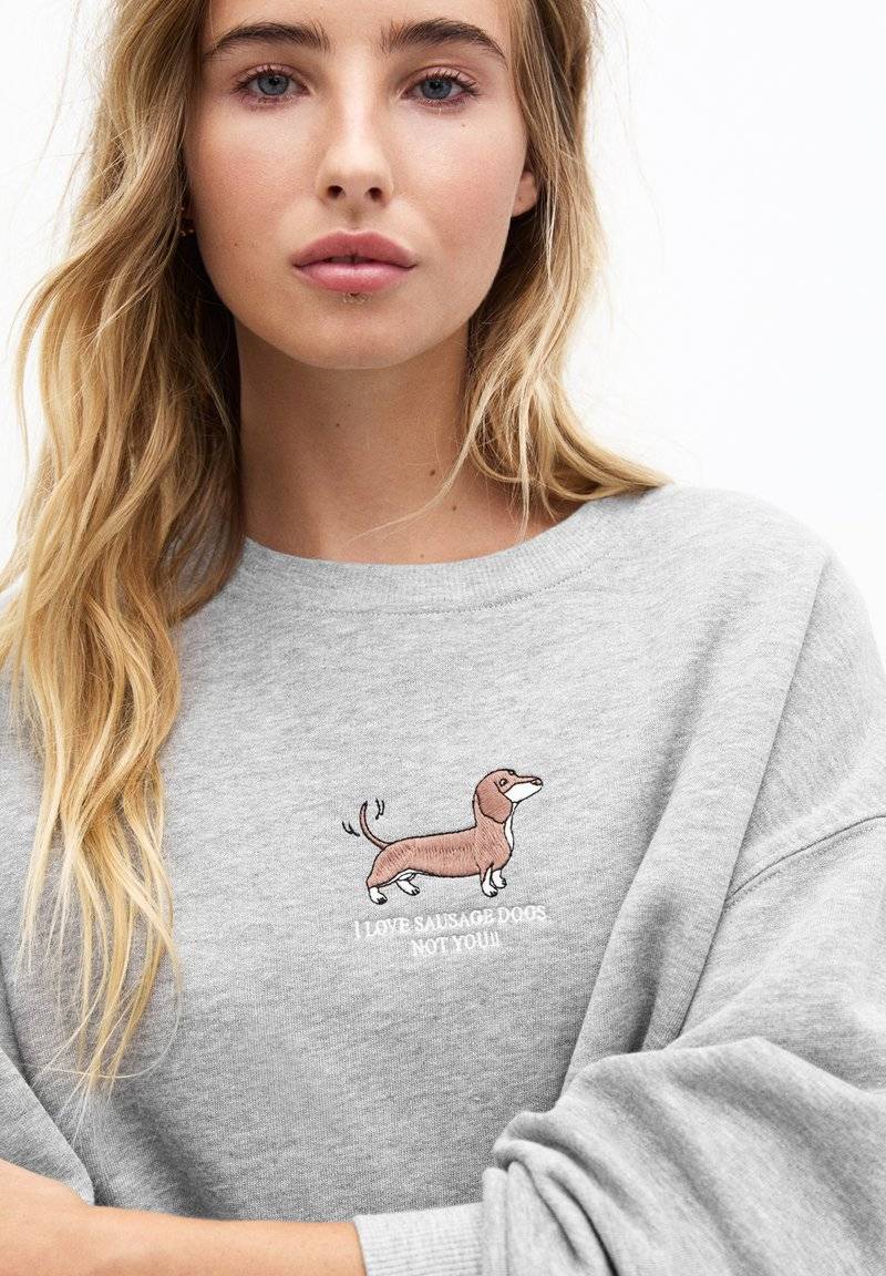 PULL&BEAR PULL&BEAR DOG - Sweatshirt - grey Fabrikverkauf