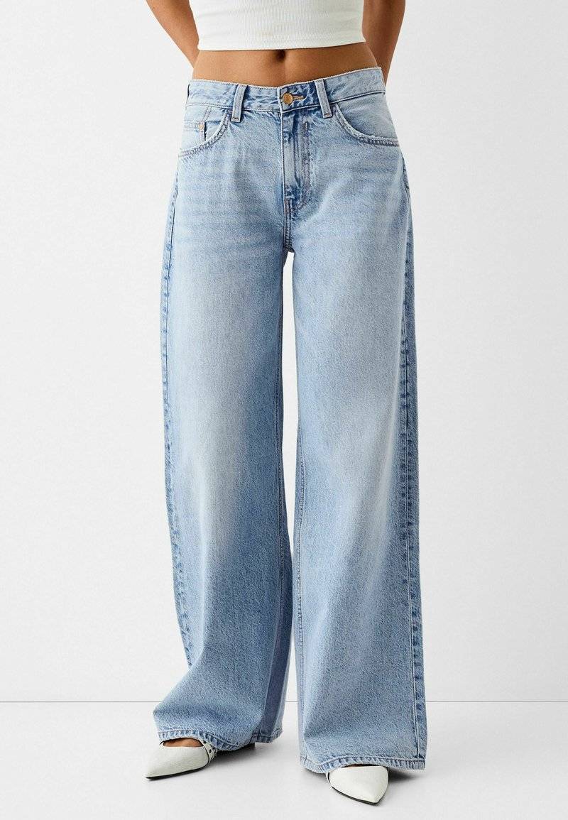 Bershka Bershka WIDE-LEG - Relaxed fit jeans
