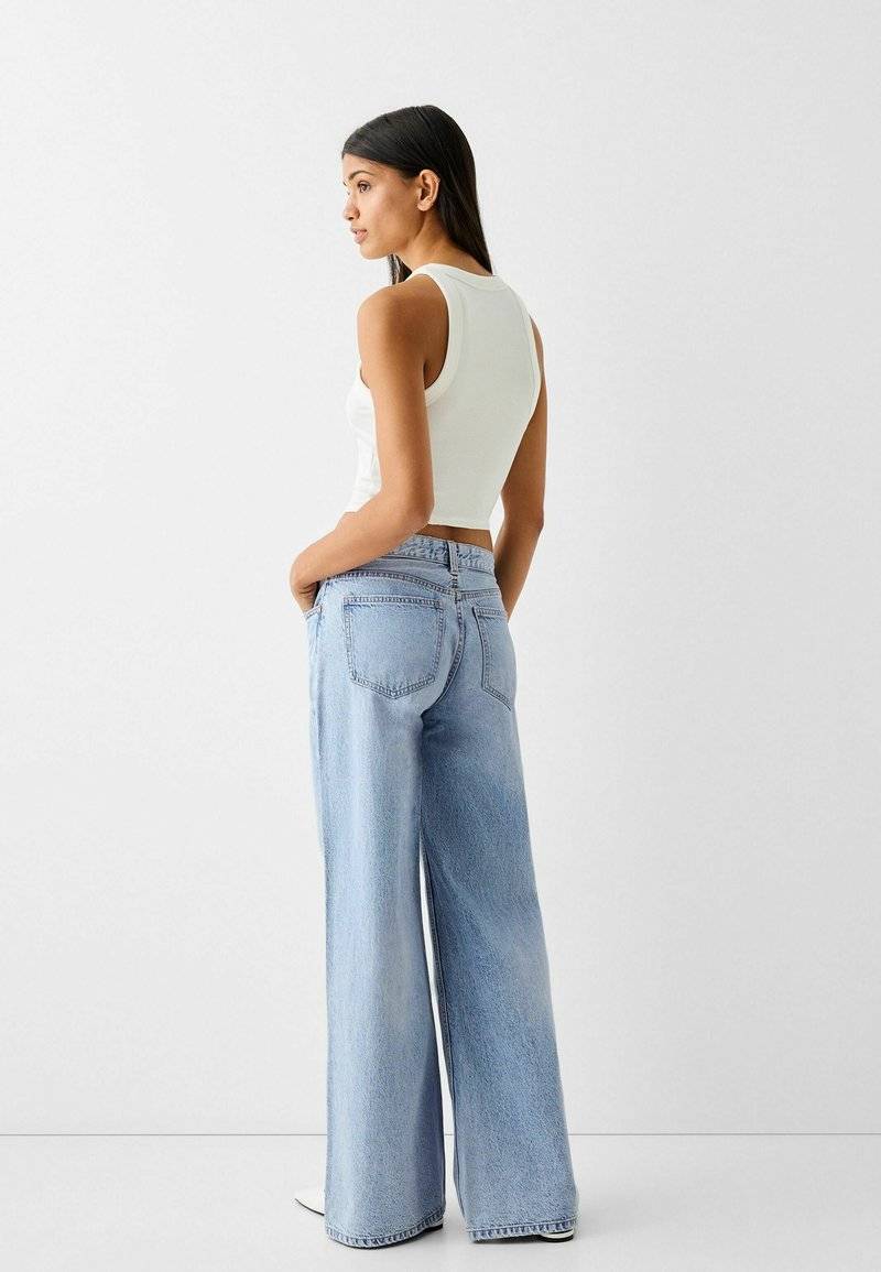Bershka Bershka WIDE-LEG - Relaxed fit jeans Online