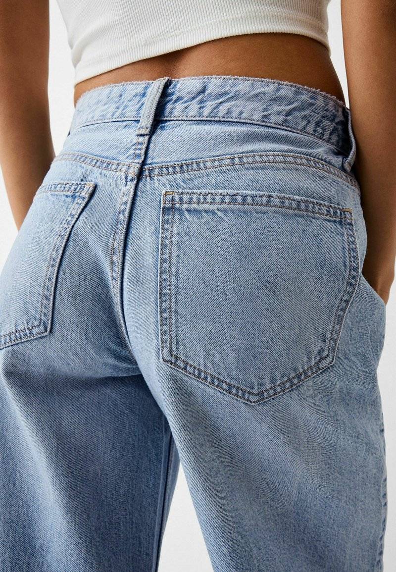 Bershka Bershka WIDE-LEG - Relaxed fit jeans Online