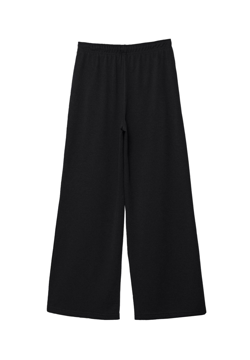 Stradivarius Stradivarius WIDE-LEG JOGGER - Tracksuit bottoms - black Angebote