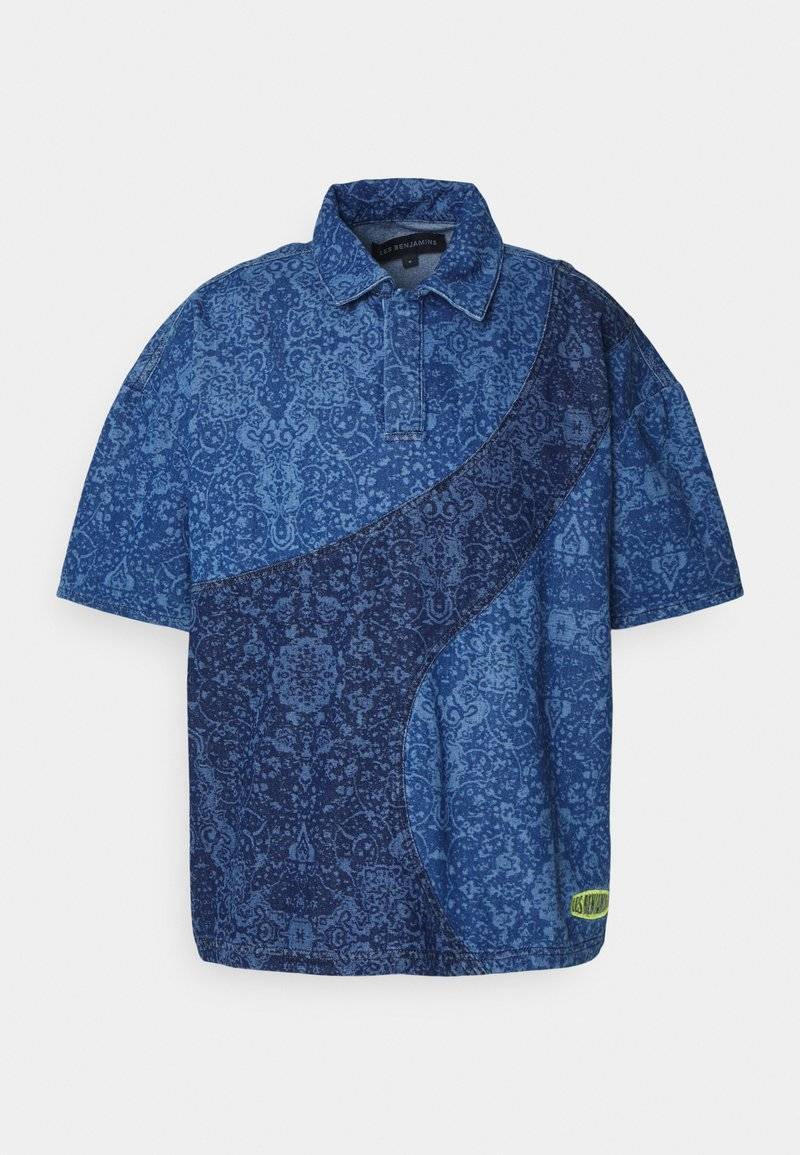 Les Benjamins Les Benjamins TEE UNISEX - Button-down blouse - blue Blitzverkäufe