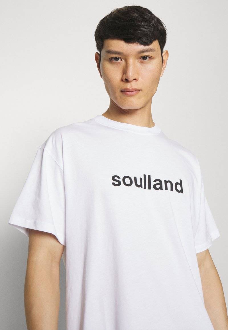 Soulland Soulland OCEAN UNISEX - Print T-shirt - white Blitzverkäufe