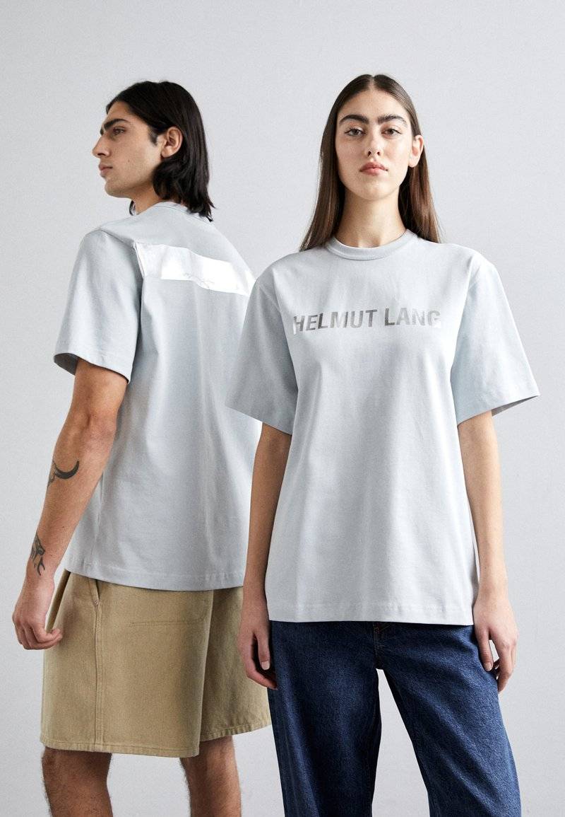 Helmut Lang Helmut Lang OUTER TEE UNISEX - Print T-shirt - celestial blue
