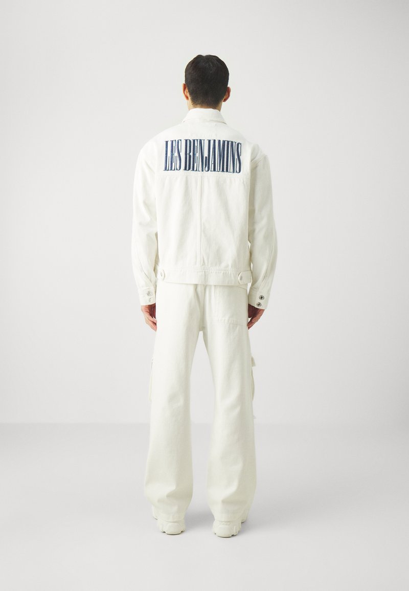 Les Benjamins Les Benjamins JACKET UNISEX - Denim jacket - white Auslauf