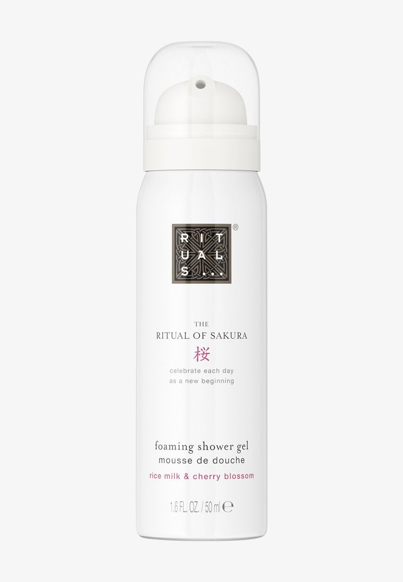 Rituals Rituals FOAMING SHOWER GEL TRAVEL SIZE THE RITUAL OF SAKURA - FLORAL - CHERRY BLOSSOM & RICE MILK - Shower gel