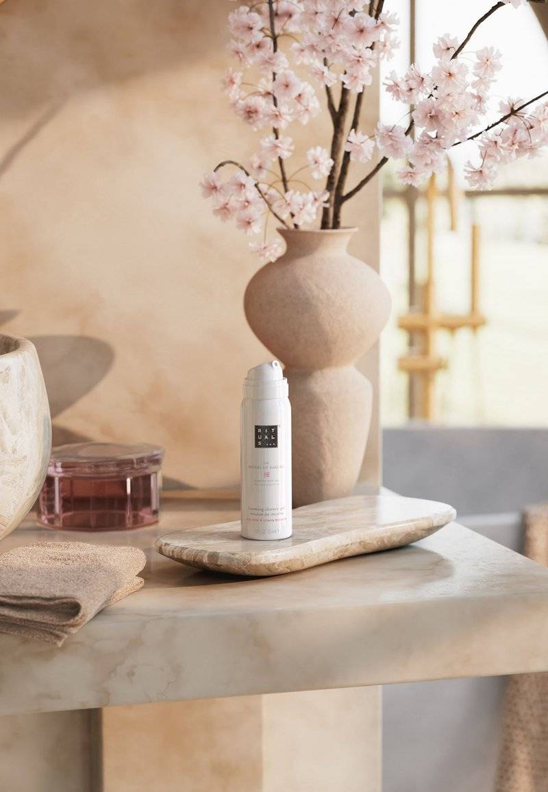 Rituals Rituals FOAMING SHOWER GEL TRAVEL SIZE THE RITUAL OF SAKURA - FLORAL - CHERRY BLOSSOM & RICE MILK - Shower gel Günstiger Verkauf