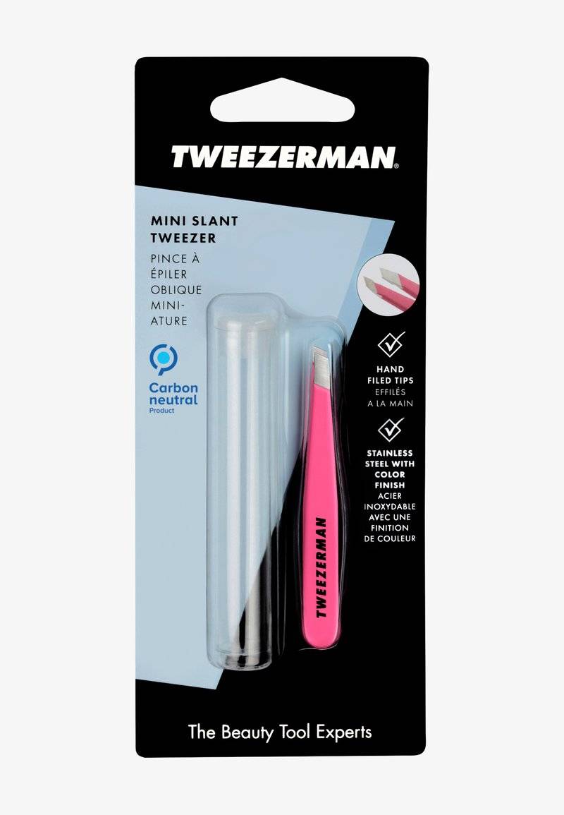 TWEEZERMAN TWEEZERMAN MINI SLANT TWEEZER - Hair removal tool - pink Meist gekauft
