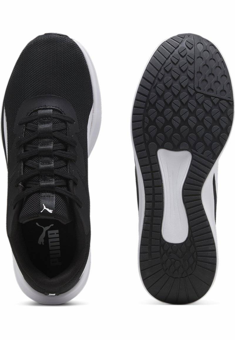 Puma Puma NIGHT RUNNER - Stability running shoes - black white Kostenloser Versand international