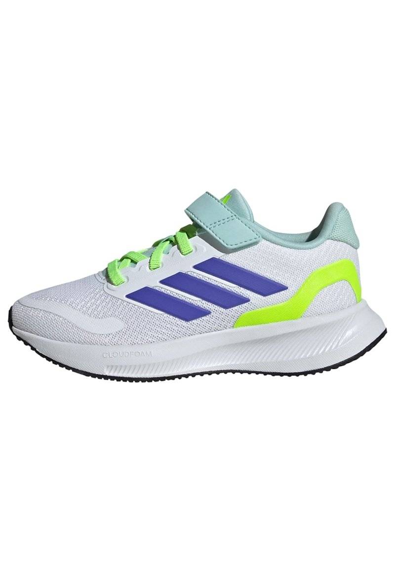 adidas Performance adidas Performance RUNFALCON 5 UNISEX - Neutral running shoes - cloud white blue lucid lemon