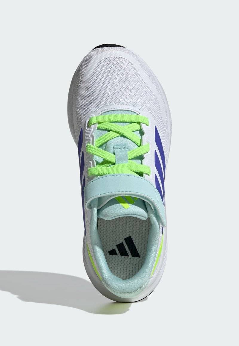 adidas Performance adidas Performance RUNFALCON 5 UNISEX - Neutral running shoes - cloud white blue lucid lemon Günstiger Verkauf