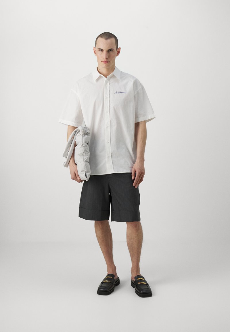 Les Benjamins Les Benjamins SHORT SLEEVE UNISEX - Button-down blouse - white Black Friday