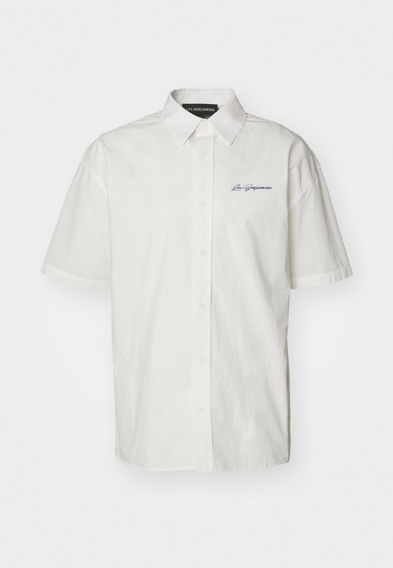 Les Benjamins Les Benjamins SHORT SLEEVE UNISEX - Button-down blouse - white Black Friday