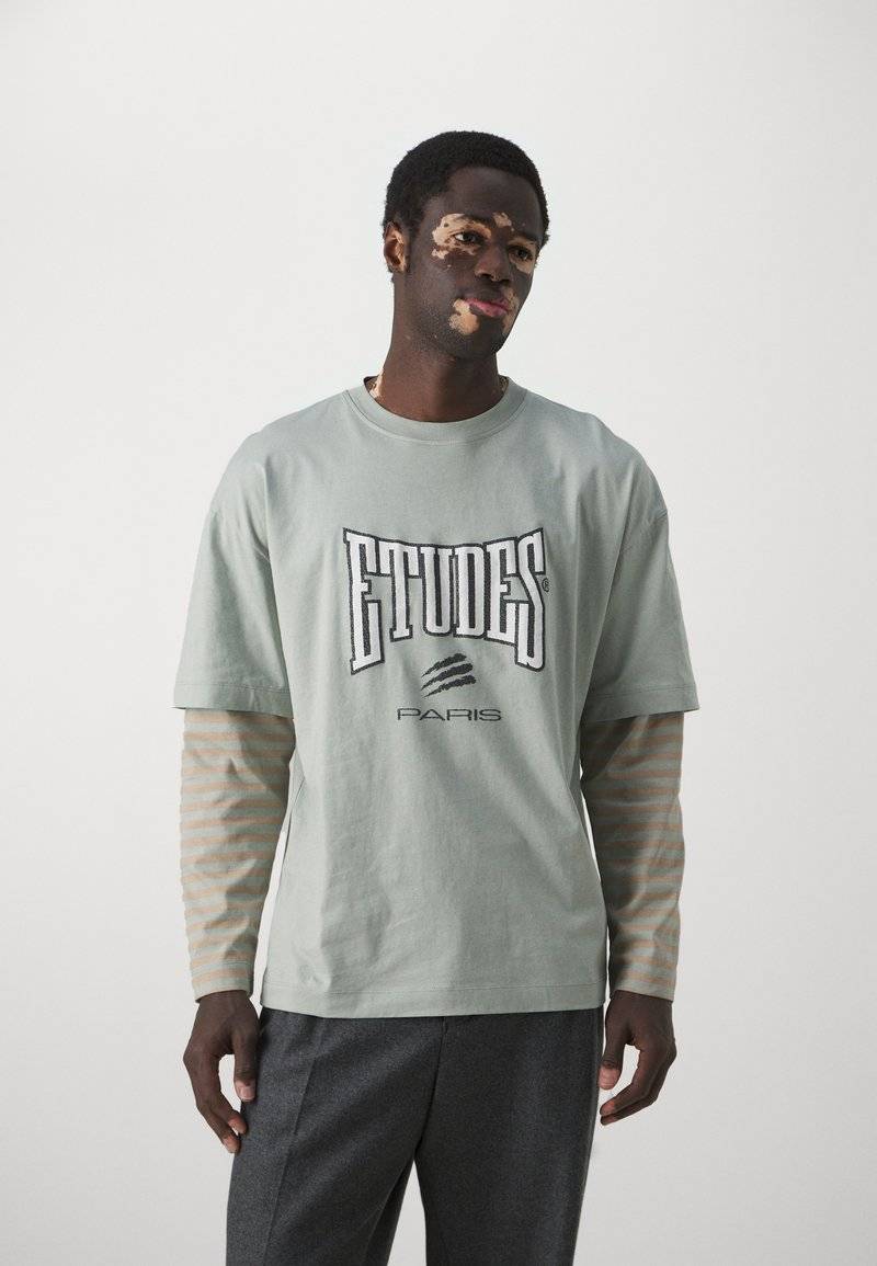 Études Études GOUDRON BOXING PIGEON UNISEX - Long sleeved top - grey
