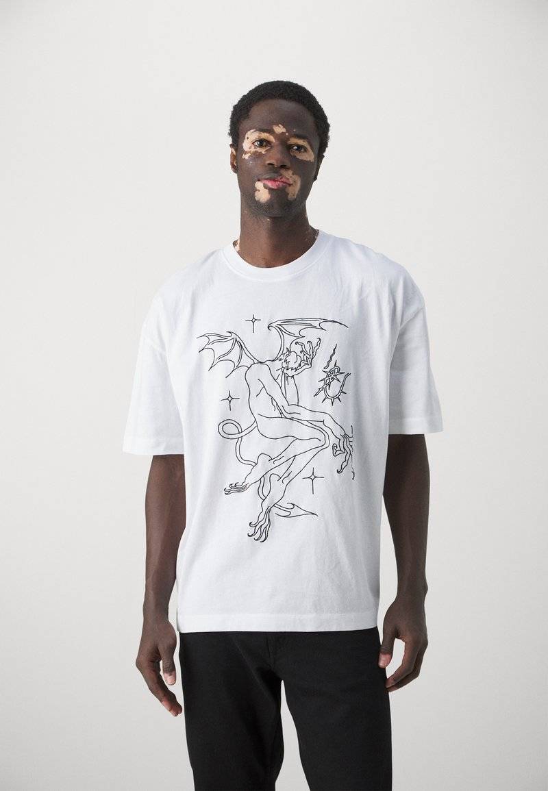 Études Études SPIRIT GUARDIAN UNISEX - Print T-shirt - white Hotsell