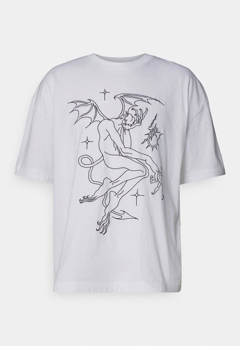 Études Études SPIRIT GUARDIAN UNISEX - Print T-shirt - white Hotsell