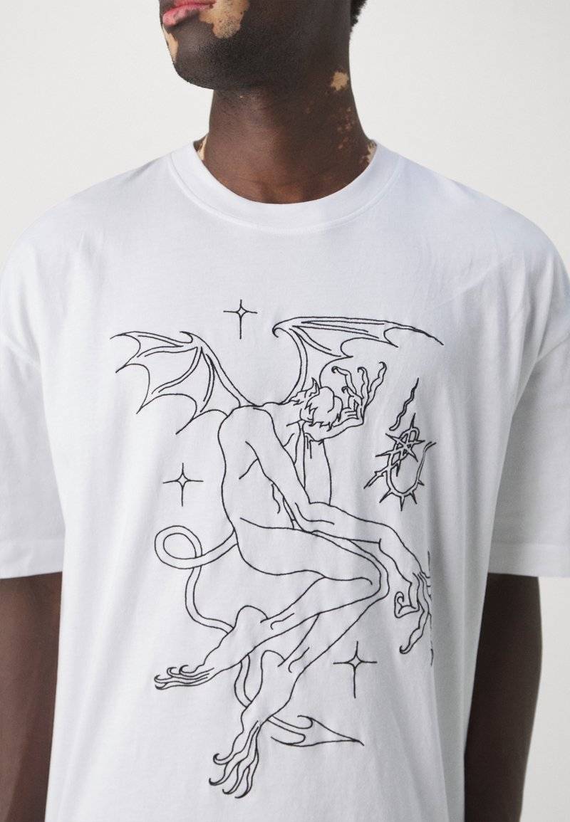 Études Études SPIRIT GUARDIAN UNISEX - Print T-shirt - white Hotsell