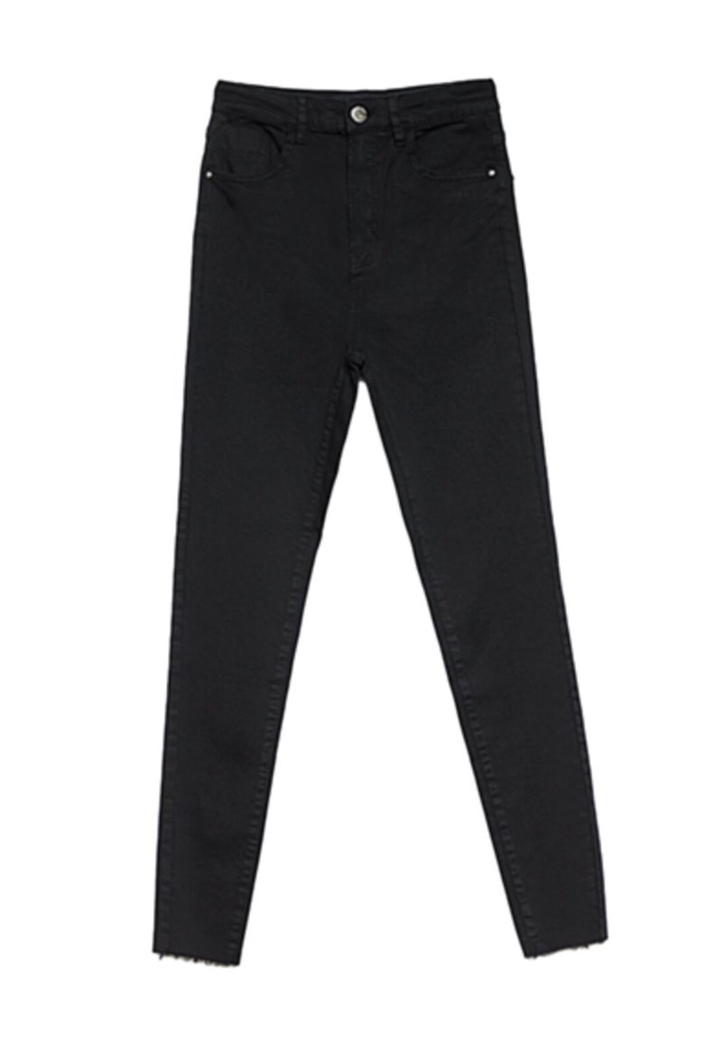 Stradivarius Stradivarius MIT SUPERHOHEM - Jeans Skinny Fit - black Verkauf