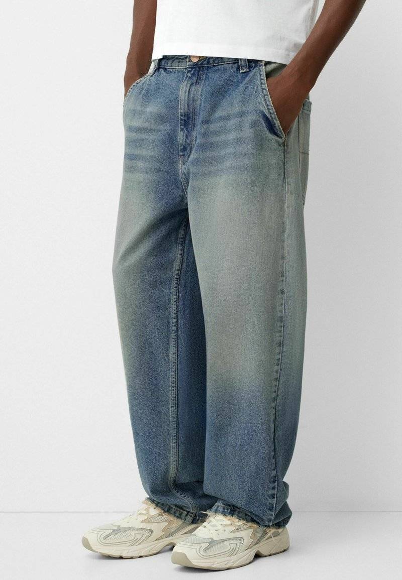Bershka Bershka Relaxed fit jeans - blue grey