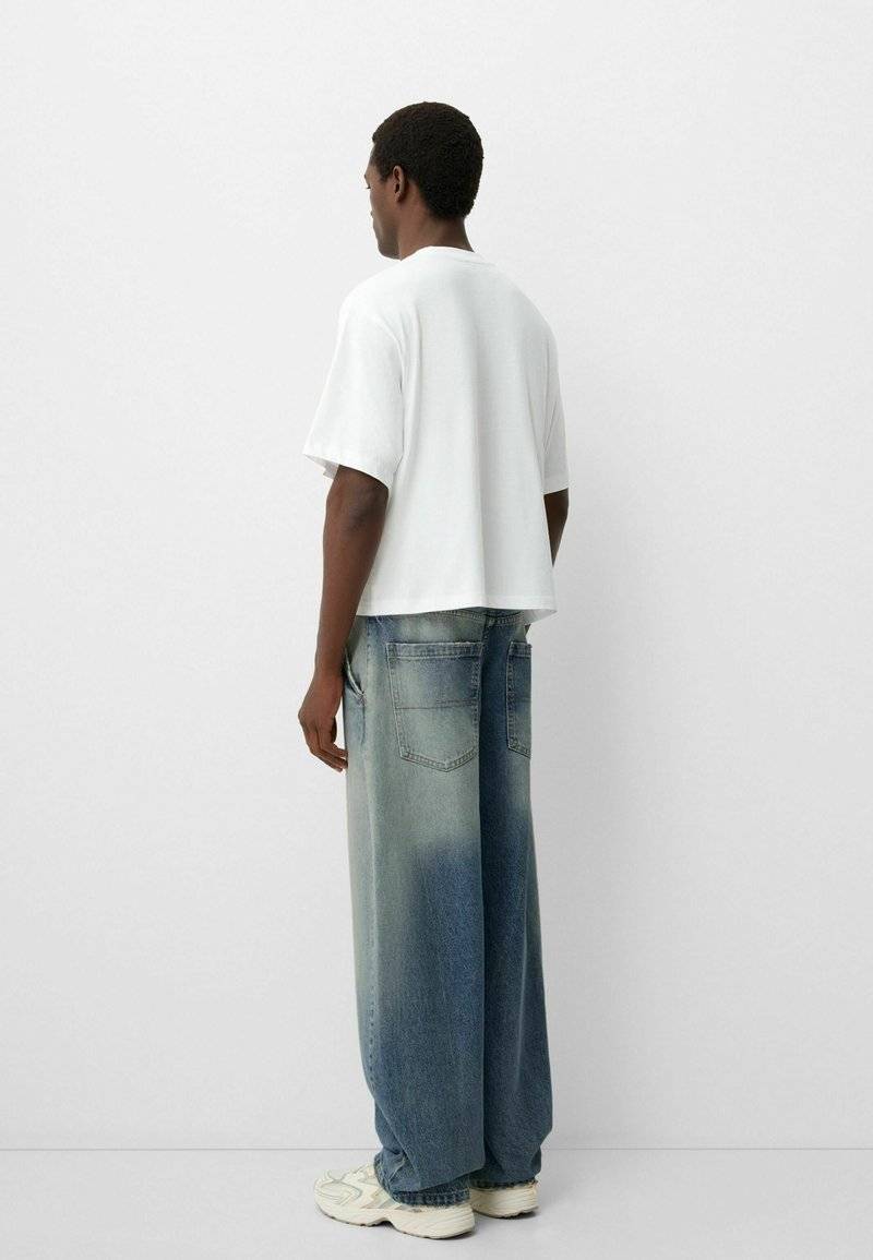 Bershka Bershka Relaxed fit jeans - blue grey Blitzverkäufe