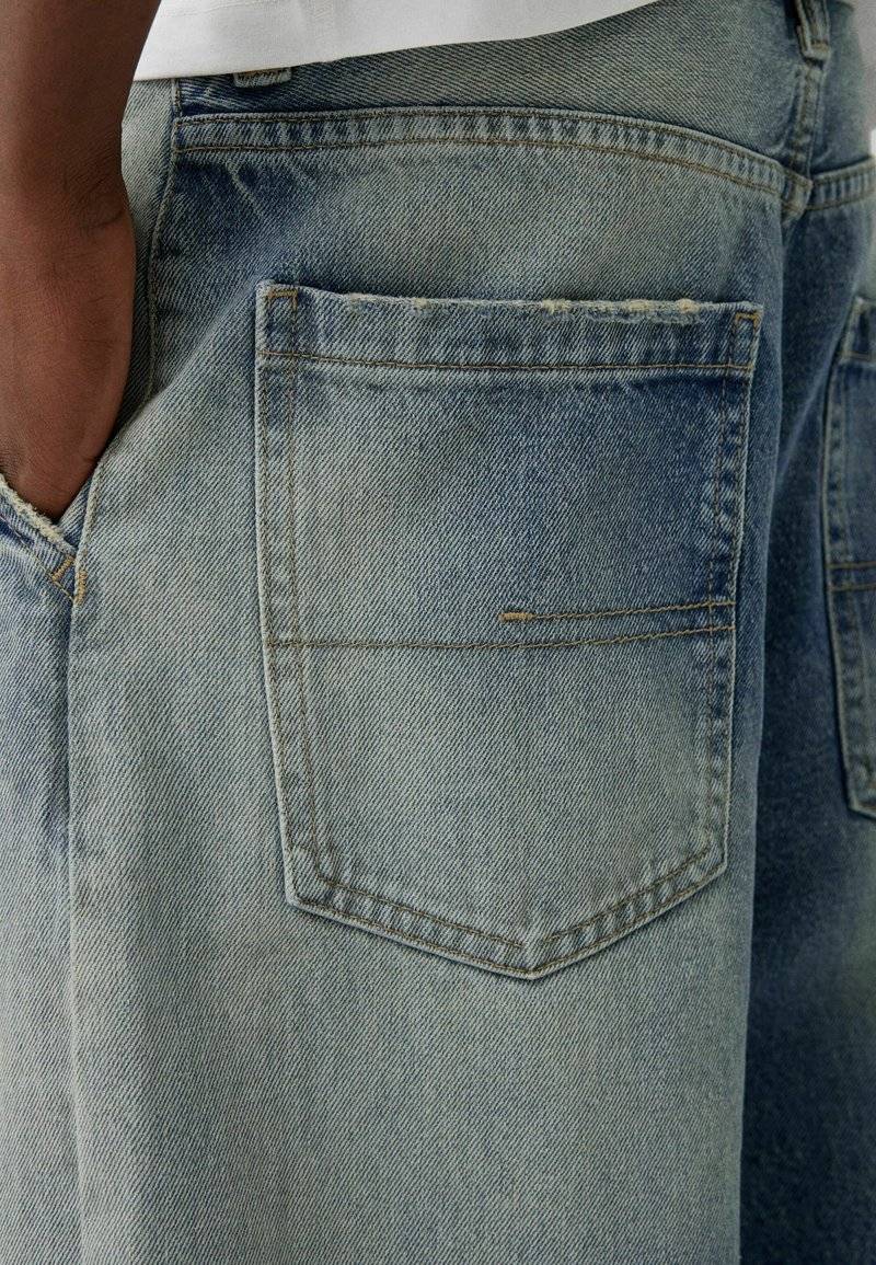Bershka Bershka Relaxed fit jeans - blue grey Blitzverkäufe