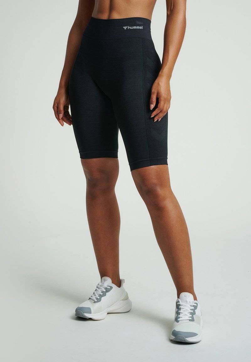 Hummel Hummel SEAMLESS CYCLING - Leggings - black melange Schlussverkauf