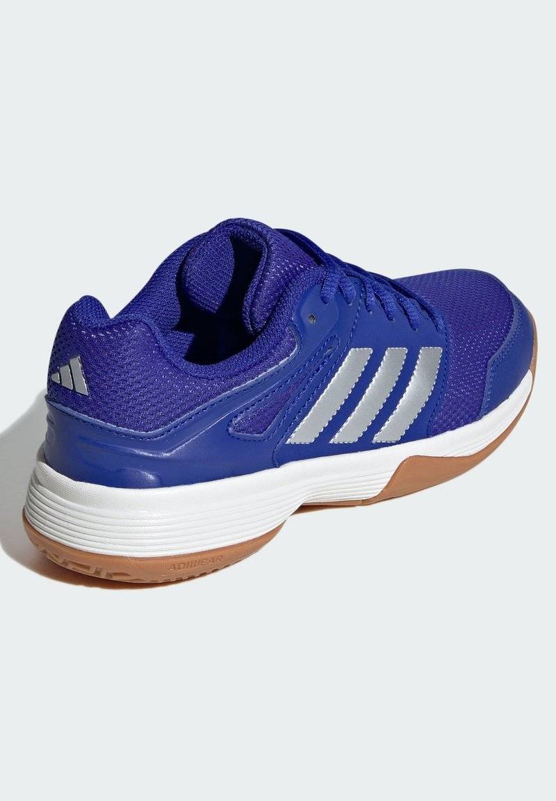 adidas Performance adidas Performance SPEEDCOURT INDOOR KIDS - Stability running shoes - lucid blue silver metallic gum Clearance-Verkauf
